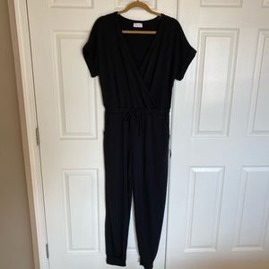 Pink Lily Jogger Jumpsuit